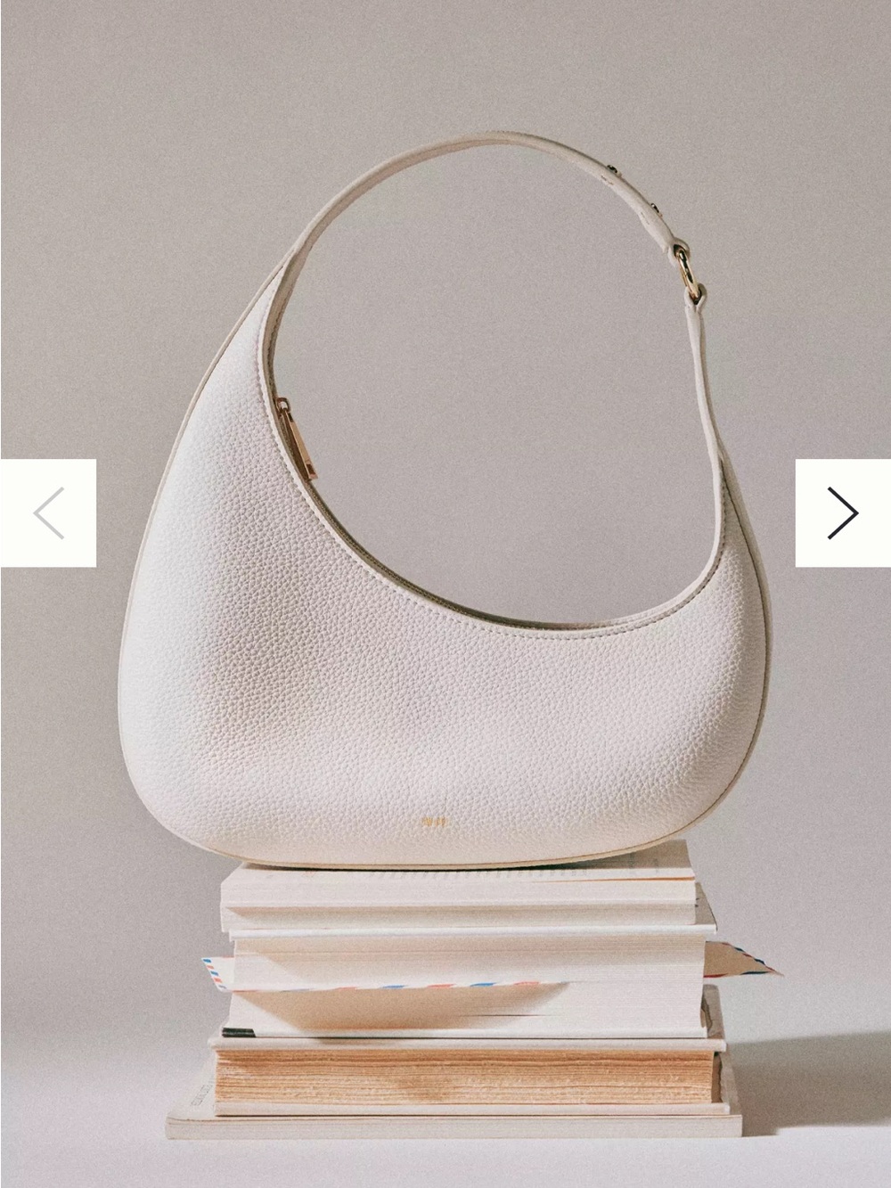 JW PEI Harlee Faux Leather Shoulder Bag - White